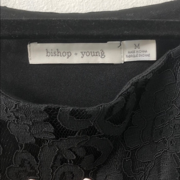 Anthropologie- Bishop + Young - Little Black Dress - Lace - Picture 4 of 5